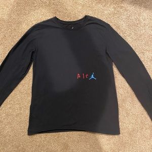 Cactus Jack x Jordan L/S Tee Black. Size Large